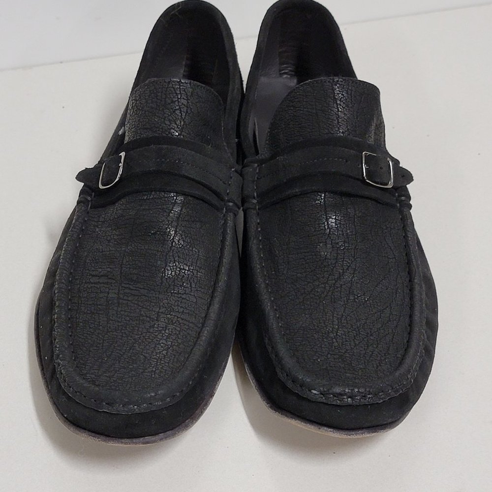 Soulier Men's Black Loafer Shoes Size 46